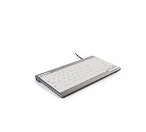 BakkerElkhuizen UltraBoard 950 tastatūra USB AZERTY Beļģijas Gaiši Pelēks, Balts