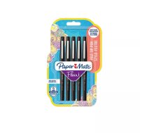 Papermate Flair Original flomāsters Vidējs Melns 5 pcs