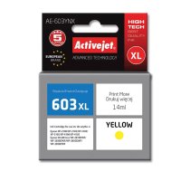 Activejet tusz do Epson 603XL AE-603YNX tintes kārtridžs 1 pcs Saderība Augsta (XL) produktivitāte Dzeltens
