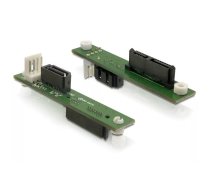 DeLOCK Adapter SATA Slimline > SATA SATA kabelis SATA 7-pin SATA 7-pin + Molex (4-pin)