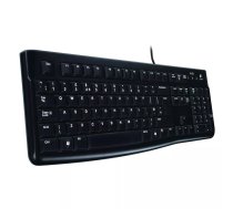 Logitech K120 Corded Keyboard tastatūra USB QWERTZ Swiss Melns