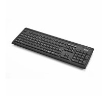 Fujitsu KB410 tastatūra Birojs USB QWERTY Melns