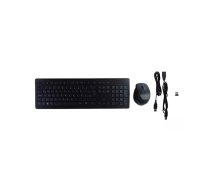 HP 932367-111 tastatūra Pele iekļauta Birojs RF Bezvadu Melns