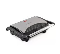 Kontaktgrils ESPERANZA EKG006 — 750 W, keramikas nepiedegošas plāksnes, virsma 14.5×23 cm, melns/nerūsējošā tērauda