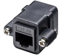 Goobay 72361 vadu savienotājs 2x RJ-45 Melns