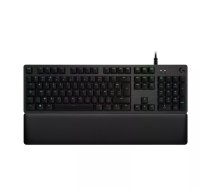 Logitech G G513 CARBON LIGHTSYNC RGB Mechanical Gaming Keyboard, GX Brown tastatūra USB AZERTY Franču Ogleklis
