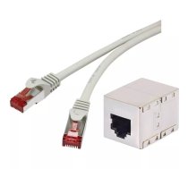 Renkforce RF-3829264 tīkla kabelis Pelēks 1 m Cat6a S/FTP (S-STP)