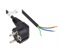 Alcasa P0185-S015 elektrības kabelis Melns 1,5 m E+F-veida elektrības spraudnis