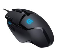 Logitech G G402 Hyperion Fury pele Speļu Labā roka USB Type-A 4000 DPI