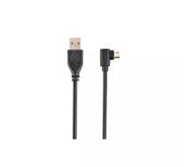 Gembird CCB-USB2-AMmDM90-6 USB kabelis 1,8 m USB 2.0 USB A Micro-USB B Melns