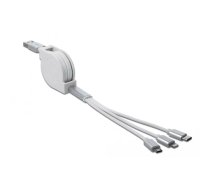 USB kabelis DeLOCK 85850 0.98m USB 2.0 USB A USB C/Micro-USB B/Lightning