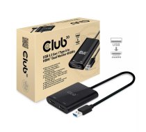 CLUB3D USB A to HDMI™ 2.0 Dual Monitor 4K 60Hz