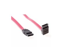 ACT SATA connection cable with hooked connector SATA kabelis 0,75 m SATA 7-pin Sarkans