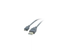 Kramer Electronics C-USB/MICROB-10 USB kabelis 3 m USB 2.0 USB A Micro-USB B Melns