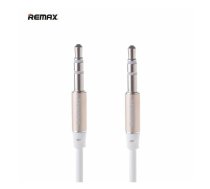 Remax L100 3.5mm AUX spraudnis uz 3.5mm spraudnis Audio pretsapīšanās Kabelis 1.0m Balts