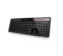 Logitech Wireless Solar Keyboard K750 tastatūra RF Bezvadu QWERTY Ziemeļvalstu Melns