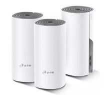 TP-Link Deco E4 (3-pack) Divkāršā frekvenču josla (2.4 GHz / 5 GHz) Wi-Fi 5 (802.11ac) Balts, Pelēks 2 Iekšējs