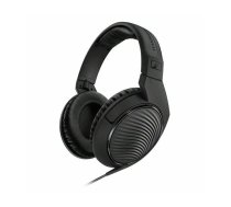 Vadu studijas austiņas Sennheiser HD 200 PRO — slēgtas apkārtušas, 32 Ω, 20–20000 Hz, kabelis 2 m, 3,5 mm, melnas