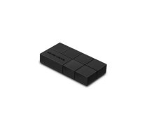 Nevadāms pārslēdzējs MERCUSYS MS108G — 8× gigabitu porti (10/100/1000), melns, DC barošana