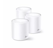 TP-Link DECO X60(3-PACK) tīkla veida Wi-Fi sistēma Divkāršā frekvenču josla (2.4 GHz / 5 GHz) Wi-Fi 6 (802.11ax) Balts 2 Iekšējs