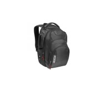 Mugursoma OGIO GAMBIT 17 — poliesters, 33,6 l, klēpjdatoram līdz 15,6", pudeļu kabatas, melna