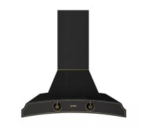 Sienas skapja nosūcējs Gorenje DK63MCLB, 600 mm, melns, 4 ātrumi, 621 m³/h, LED