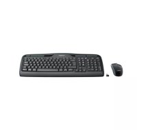 Logitech Wireless Combo MK330 tastatūra Pele iekļauta Birojs USB QWERTZ Vācu Melns