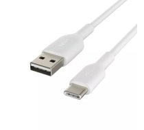 Belkin CAB001BT3MWH USB kabelis 3 m USB A USB C Balts