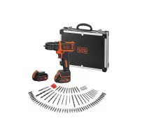 Urbis Black & Decker BDCDD12BAFC, 10.8V, 1.5Ah, 2.5cm koks, 1cm tērauds