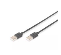 USB 2.0 savienojuma kabelis Digitus AK-300101-010-S