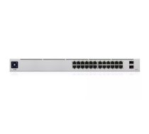Ubiquiti UniFi 24-Port PoE Vadīts L2/L3 Gigabit Ethernet (10/100/1000) Power over Ethernet (PoE) 1U Sudrabs