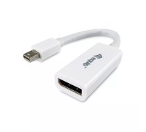 Equip 133440 video kabeļu aksesuārs 0,15 m Mini DisplayPort DisplayPort Balts