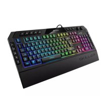 Klaviatūra Sharkoon Skiller SGK5 Gaming USB QWERTZ Vācu Melna