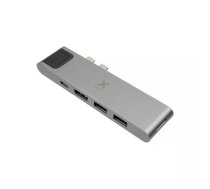 Xtorm XC206 dokstacija USB 3.2 Gen 1 (3.1 Gen 1) Type-C Alumīnijs