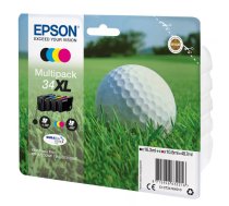 Epson Golf ball C13T34764010 tintes kārtridžs 1 pcs Oriģināls Augsta (XL) produktivitāte Melns, Tirkīzzils, Fuksīns, Dzeltens