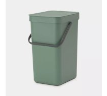 Brabantia 129803 atkritumu tvertne 12 L Taisnleņķa Plastmasa Zaļš