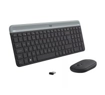 Logitech MK470 tastatūra Pele iekļauta Universāls RF Bezvadu QWERTZ Swiss Grafīts