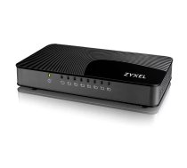 Zyxel GS-108S v2 Nepārvaldīts Gigabit Ethernet (10/100/1000) Melns