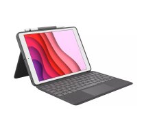 Logitech Combo Touch QWERTZ Vācu Smart Connector Grafīts