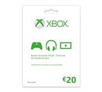 Microsoft Xbox LIVE Gift Card 20€ Video spēle Dāvanu karte