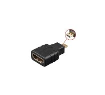 PremiumCord HDMI - microHDMI F/M Melns