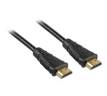 PremiumCord kphdmi1 HDMI kabelis 1 m HDMI Type A (Standard) Melns