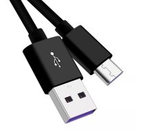 PremiumCord Kabel USB 3.1 C/M - USB 2.0 A/M cerny 1m USB kabelis USB 3.2 Gen 1 (3.1 Gen 1) USB C USB A Melns