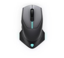 Alienware AW610M pele Speļu Labā roka RF Wireless + USB Type-A Optisks 16000 DPI