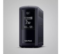 Nepārtraukta barošanas ierīce CYBERPOWER VP700ELCD-FR 0.7 kVA (390 W), Line-Interactive, 4 Type E kontaktligzdas, LCD, USB, RS-232