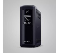 CyberPower Tracer III VP1600ELCD-FR nepārtrauktas barošanas avots (UPS) Line-Interactive 1,6 kilovoltampērs 900 W 5 Maiņstrāvas izvade (-s)