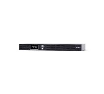 Rackmount line-interactive UPS CYBERPOWER OR600ERM1U — 0,6 kVA / 360 W, 6x C13, AVR, LCD, sudraba, 1U