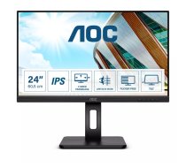 AOC P2 24P2Q LED display 60,5 cm (23.8") 1920 x 1080 pikseļi Full HD Melns