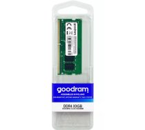 Klēpjdatora DDR4 SO‑DIMM atmiņa GOODRAM 16GB 3200MHz 260‑pin 1.2V CAS22 nebuferēta