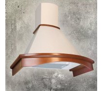 Sienas virtuves tvaika nosūcējs AKPO WK-4 Rustica Nova, 60 cm, max 400 m³/h, oglekļa filtrs, alumīnija tauku filtrs, 51 dB